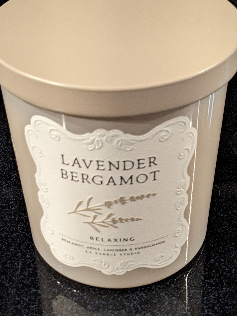 (2) Leoben Candle Company 9 oz Lavender Bergamot Scented Candle - Neutral Scent